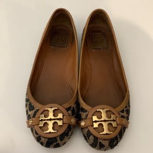 Tory Burch Aaden Leopard Print Flats